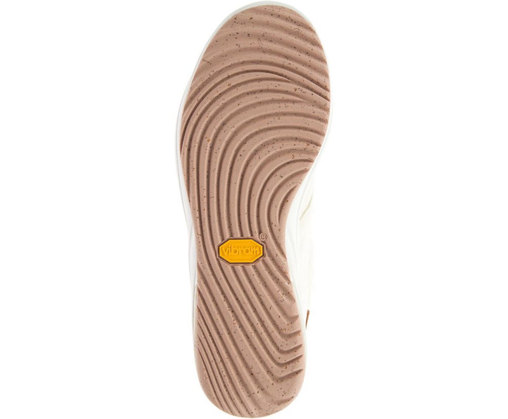 Merrell Sneakers Dame - Gridway Mid Lærred - Hvide - HBQ483560